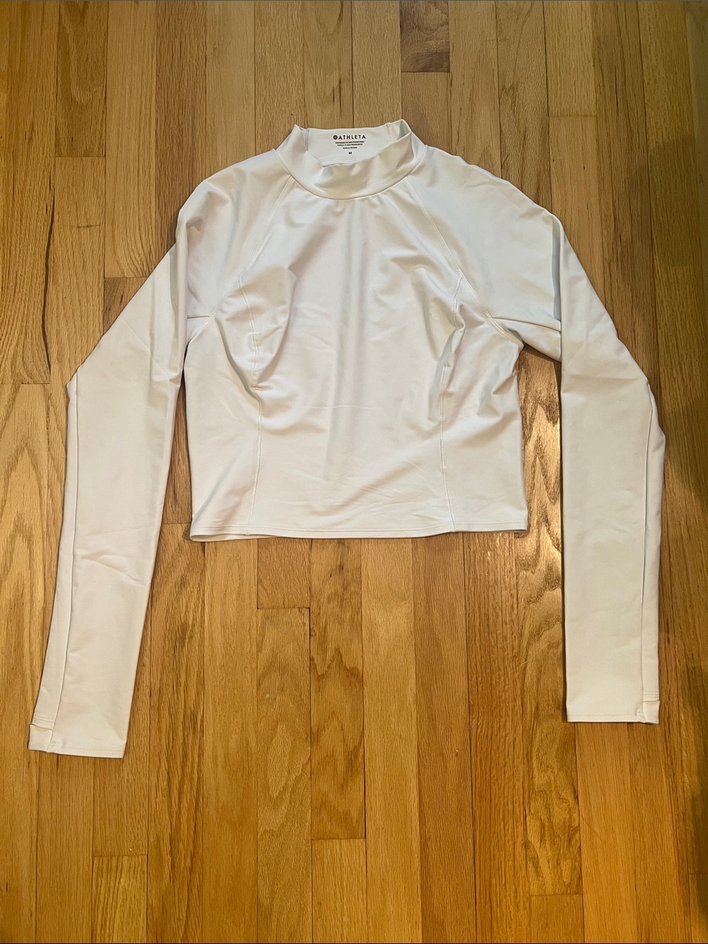 Athleta Interval Mock Neck Top